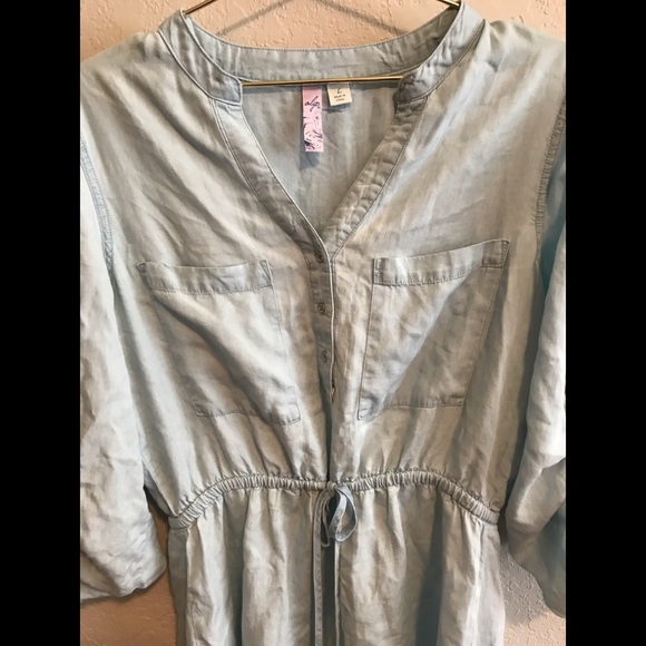 Soft chambray dress - Picture 3 of 4